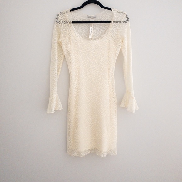 NWT WHBM Cream Dress - Picture 1 of 5